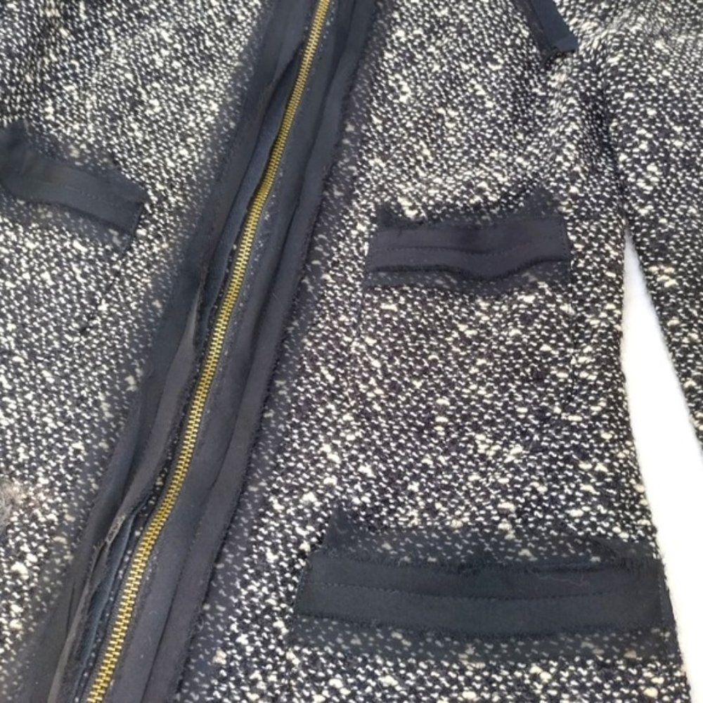 Nanette Laporte Speckled Tweed Lace Coat 4 - Picture 6 of 11